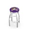 Holland Bar Stool Co 25" Chrome East Carolina Swivel Bar Stool, Accent Ring L8C3C25Ecarol - alternate 1