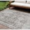 Homeroots 10' X 14' Chocolate Oriental Washable Indoor Outdoor Area Rug 607601 - alternate 1