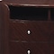 Homeroots 47in Dark Brown Cabinet Enclosed Storage TV Stand 366208 - alternate 4