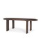 Homeroots 91" Brown Solid Wood Oval Dining Table 604021 - alternate 9