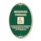 Signmission Reserved Parking Unauthorized Parking Is Puni, 12 In X 18 In Architectural, Heavy Gauge Aluminum A-OV-G-1218-23003 - alternate 1