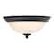 Boston Harbor CEIL LT LED FLUSH MT MBLK 13IN, 2PK OG24004 - alternate 7