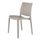 Homeroots Set of Four Taupe Heavy Duty Plastic Outdoor Stacking Dining Chairs, 4PK 565209 - alternate 6