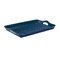 Homeroots 17" Blue Abstract Geo Printed Serving Tray 634500 - alternate 1