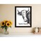 Homeroots Herd That Black Framed Print Bathroom Wall Art 530078 - alternate 3