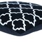 Homeroots 20" Black and White Geometric Cotton Throw Pillow 529276 - alternate 6