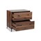 Homeroots 30" Walnut Wood Two Drawers Filing Cabinet 568313 - alternate 8