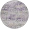 Homeroots 8' Lavender And Purple Round Striped Washable Indoor Outdoor Area Rug 609554 - alternate 8