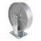 Vestil Cast Iron/Steel Rigid Caster 8 In. Diameter x 2 In. Width 1760 Lb. Capacity Silver CST-VE-8X2CI-R - alternate 4
