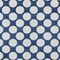 Homeroots 5' X 8' Navy Blue And Ivory Polka Dot Washable Indoor Outdoor Area Rug 595254 - alternate 9