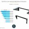 Startech.Com 4U 19IN STEEL VERTICAL WALL MOUNT EQUIPMENT RACK BRACKET - TAA RK419WALLV - alternate 7