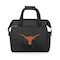 Picnic Time Family Of Brands NCAA Texas Longhorns On The Go Lunch Bag Cooler - Soft Cooler Lunch Box, Black 510-00-179-194-1 - alternate 1