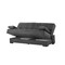 Homeroots 75" Gray Chenille Convertible Futon Sleeper Sofa And Toss Pillows With Storage 607205 - alternate 7