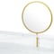 Homeroots 41" White And Gold Faux Marble and Steel Vanity Table with Mirror 568240 - alternate 8