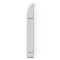 Ekena Millwork Rustic 2 Board Joined Board-n-Batten Faux Wood Shutters w/Quarter Round Arch Top, 10 3/4W x 36H, PR FBJ06Q11X036RUF - alternate 11