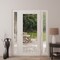 Vdomdoors Front Exterior Prehung Metal-Plastic Door Clear Glass / MANUX 8666 White Silk / Office Commercial a MANUX8666EXD-WS-W14+36+14xH80-LH-I - alternate 4