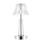 Jonathan Y Madelyn 11.5" Bohemian Classic Acrylic Rechargeable Integrated Portable LED Table Lamp, Clear/Chrome JYL7107A - alternate 12