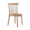 Homeroots Set of Four Tan Heavy Duty Plastic Slat Back Dining Side Chairs 565181 - alternate 6