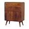 Homeroots 38in Chestnut Solid Wood Accent Cabinet With Two Doors And Two Drawers 654270 - alternate 8