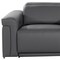 Homeroots 86in Dark Gray and Black Italian Leather Power Reclining Loveseat With Storage 720529 - alternate 7