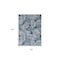 Homeroots 5' X 7' Navy Blue Sky Blue And Ivory Palm Leaf Indoor Outdoor Area Rug 552505 - alternate 9