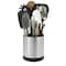 Oxo Good Grips Utensil Holder, Stainless Steel, 5-1/4 x 5-1/4 x 6-1/8 in Dimensions 1386400 - alternate 4