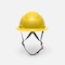 Ironwear Type 2 Class E Full Brim Safety Helmet w/ Chin Strap, Yellow 3968-Y - alternate 1