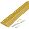 M-D Building Products Building Products Satin Brass 1-3/8'' x 6 Ft. Aluminum Carpet Gripper 79137 - alternate 1