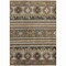 Homeroots 3' X 5' Chocolate Taupe And Gold Tribal Washable Indoor Outdoor Area Rug 615404 - alternate 7