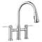 Blanco Empressa Bridge Faucet Pull Down 1.5 gpm, Chrome 442504 - alternate 1