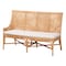 Bali & Pari Olivera Bohemian Light Honey Rattan 3-Piece Dining Nook Set 258-14180-14181-14188-ZORO - alternate 9