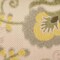 Homeroots 5' Ivory Green Dark Green And Yellow Round Floral Indoor Outdoor Area Rug 548142 - alternate 9