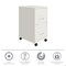 Space Solutions 14.25 in W 2 Drawer Mobile Vertical File Cabinet, Pearl White 24406 - alternate 15
