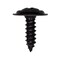 Auveco #8 x 5/8in Phillips Oval #6 Head Ab Tapping Sems - Black, 100PK 11787 - alternate 1