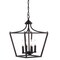 Jonathan Y Camden 13" 4-Light Iron Classic Midcentury Pendant Lantern, Oil Rubbed Bronze JYL7561A - alternate 1