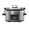 Mr. Coffee Crock-Pot Cook and Carry Slow Cooker, 4 qt Capacity, Digital Control, Stainless Steel 2122615 - alternate 1