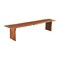 Homeroots 60" Brown Solid Wood Live Edge Dining Bench 565289 - alternate 13