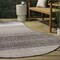 Jonathan Y Evan Modern Rustic Organic Curve Gradient Brown 5 ft. x 8 ft. Indoor/Outdoor Shaped Area Rug SHP102A-5 - alternate 8
