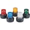 Federal Signal Warning Light, Amber, LED, 120V AC, 60, 75 FPM, 5 3/4 in Dia., Surface AV1-LED-120A - alternate 1