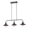 Jonathan Y Cade 34.25" 3-Light Metal Farmhouse Industrial LED Pendant, Oil Rubbed Bronze JYL1113A - alternate 14