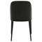 Leisuremod Tule Dining Side Chair with Velvet Seat and Steel Frame, Black/Platinum Blue, 4PK TCBL18BU4 - alternate 10