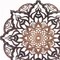 Homeroots Black And Copper Solid Wood Geometric Mandala Wall Decor 488408 - alternate 4