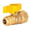 Brasscraft Magne Flo 1/2 in. Flare X 1/2 in. FIP Brass Gas Valve 60003B - alternate 5
