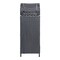Happimess Darla 31.39-Gallon All-Weather Wicker/Metal Swing Top Hideaway Outdoor Trash Can, Navy/White HPM1202B - alternate 9
