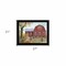 Homeroots Autumn Leaf Quilt Block Barn 2 Black Framed Print Wall Art 404396 - alternate 4