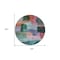 Homeroots 8' Green Purple And Blue Round Abstract Washable Indoor Outdoor Area Rug 604368 - alternate 8