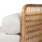 Bali & Pari Aiko Handwoven Natural Rattan Daybed with Cushion - Lounge Bed for Living Room, Bedroom, or Sunroom 259-14240-ZORO - alternate 5