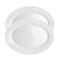 Ultra By Gibson White Shadow 2 Piece 14 Inch Oval Tempered Opal Glass Serving Platter Set in White 138955.02 - alternate 1