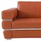Homeroots 89" Camel Italian Leather Solid Wood Sofa 720454 - alternate 9