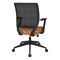 Office Star Products EM Series Screen Back Task Chair with "T" Arms, City Park Marigold EM51022N-K111 - alternate 3